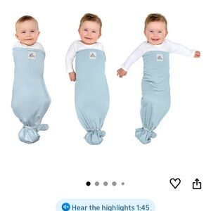 Cozy Blue Sleep Sacks for Babies